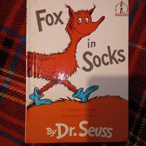 Dr. Seuss Fox in Socks Red and Blue Socks